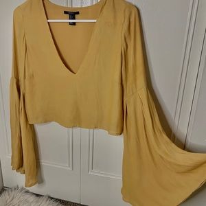 Mustard long sleeve shirt